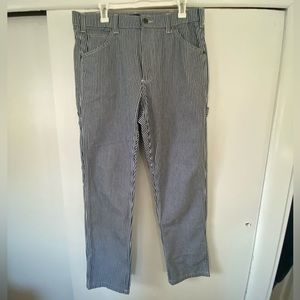 Mens size 34 Dickies Hickory Stripe carpenter pants